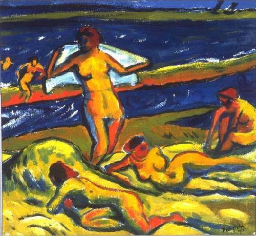 Max Pechstein Bathers china oil painting image